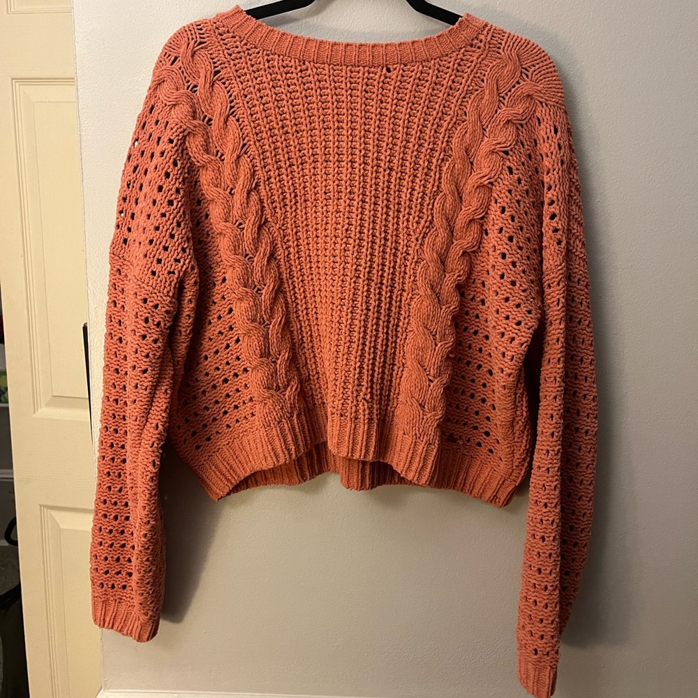 Hollister Coral Sweater